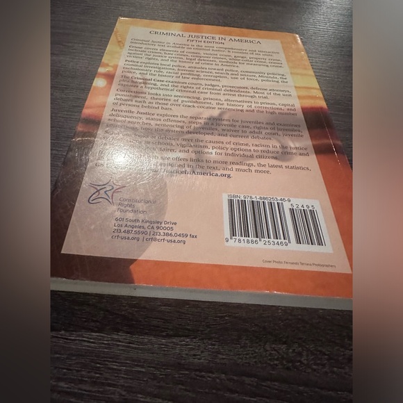 Criminal Justice in America: 5th Edition Bill Hayes 978-1-886253-46-9 - Picture 2 of 3